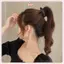 JRP Mờ Cao Đuôi Ngựa Kẹp Màu Chuối Kẹp Nữ Kiểu Tóc Phụ Kiện Thời Trang Đuôi Ngựa Barrettes Kẹp Tóc Móng Vuốt Tóc JRP