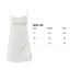 Đầm Satin NICOROO, Đầm Dây Đeo Spaghetti Phối Ren Satin, Thời Trang Khe Lưng Mini Chiều Dài Không Lưng Đầm Dự Tiệc