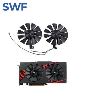 I-87MM T129215SU Quạt Làm Mát Cho ASUS RX 470 570 580 EXPEDITION OC GTX 1060 1070 Quạt Card Đồ Họa FDC10U12S9-C PLD09210S12HH- *