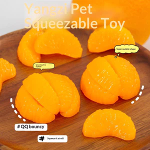 Đồ chơi Squishy lát cam thực tế - Fidget giảm căng thẳng mềm mại, nảy mầm cho người lớn và trẻ em