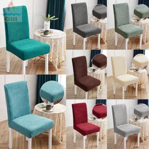 Vỏ bọc ghế chống nước GILL, Vỏ bọc ghế ăn lưng cao Jacquard co giãn, Vỏ bọc ghế thun thun Jacquard Vỏ bọc ghế phòng ăn