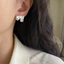 Tai Nguyên Chất Bạc Kim 925 Với Xương Ngủ Chọn Dính Bông Tai Bông Tai Tai 925 Bông Tai Xuyên Móng Tay Bạc Nuôi Đơn Giản Trăm Móng Tay Nữ
