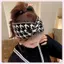 JRP Houndstooth Họa Tiết Nữ Phụ Kiện Tóc Cho Nữ Rộng Viền Phong Cách Tóc Vòng Viền Thời Trang s JRP