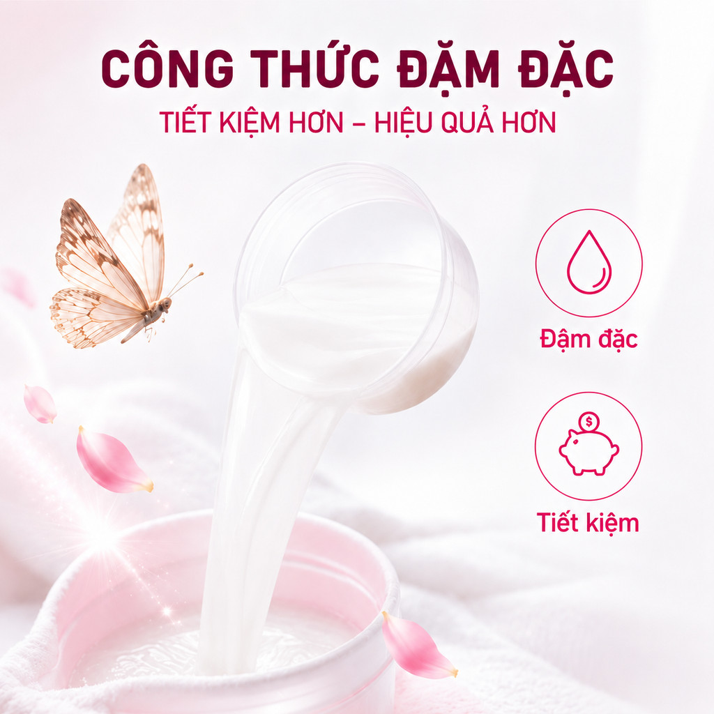 Nước Giặt Thơm Lâu Đậm Đặc Nước Giặt Xả Lưu Hương 96h Giặt Sạch Bền Màu