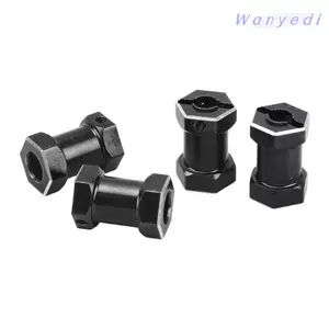 WANYEDI 4 Cái / bộ Bộ chuyển đổi ổ đĩa lục giác, Hub lục giác bánh xe RC 12mm bằng kim loại, Phụ kiện ô tô RC bền bỉ Bánh xe Hex Hub Sửa chữa và nâng cấp
