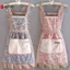 Tạp dề vải Cotton họa tiết hoa cho nữ Tạp dề chống dầu có nhà thơ và thắt lưng có thể điều chỉnh Tạp dề yếm không tay chống thấm nước VN