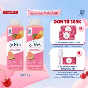 Combo 2 Sữa tắm St.ives Cam Chanh (450ml)