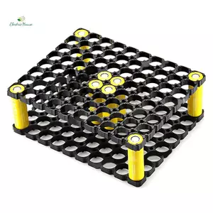 18650 8 * 10 Pin Lithium Cell Hộp Đựng Pin Giá Đỡ Pin Braet DIY Chống Nhựa Hình Trụ Pin Pa mới