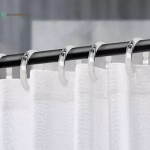 BeautifulHomeA 12 Chiếc Mở Màn Nhẫn Rèm Nhẫn Tròn Vòi Hoa Sen Rèm Kẹp Cho Rèm Và Thanh Rèm VN