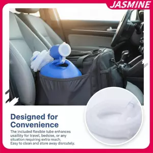JASMINE Di Động Nước Tiểu Pee Chai 2000ML Dành Cho Nam Nữ Chống Tràn Unisex Bô Cho Gia Đình Cắm Trại Ô Tô Phụ Kiện Du Lịch JASMINE