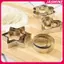 JASMINE Khuôn Nướng Bánh Khuôn Trứng Khuôn Cắt Bánh Quy Bằng Thép Không Gỉ Bánh Quy DIY Khuôn Ngôi Sao Trái Tim Hoa Cắt 3 Cái / bộ JASMINE