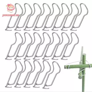PWSEND 15 / 20 Chiếc Khóa Kết Nối Cây, Khóa Kẹp Kim Loại Ghép Cọc Kết Nối, Kẹp Cọc Trellis Khóa Cố Định Lồng Cây Kết Nối Cho Vườn Rau