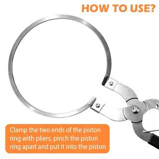 GOAY Piston Vòng Cài Đặt Piston Vòng Kìm Piston Vòng Máy Nén Dụng Cụ Thép Không Gỉ Bảo Trì Xe Kẹp Bền Động Cơ VN