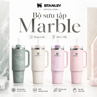 Stanley 1913 The Quencher H2.0 FlowState 40oz Marble Collection, bình giữ nhiệt inox, không BPA