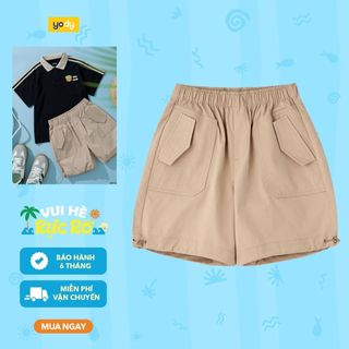 [Đồng giá] Quần short bé YODY túi ốp dễ thương, vải kaki mềm, thoải mái vận động BKCS25S020
