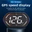 Ziyulinyuk USB Xe HUD Đầu Màn Hình Hiển Thị Đồng Hồ Tốc Độ Kỹ Thuật Số GPS Đồng Hồ Đo Tốc Độ KMH MPH Dispaly Cho Tru Xe Máy Phụ Kiện Phụ Kiện Tự Động VN