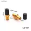Ziyulinyuk 1 / 4 NPT 1 / 8 NPT Airpressor Tanks Van đổ đầy Van đồng thau chống ăn mòn Van Schrader (M) Đầu nối lõi van lốp tự động VN