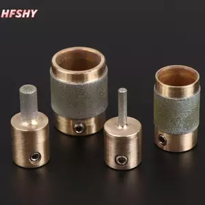 HFSHY 1 '' 1 / 4 '' 3 / 4 "1 / 8 '' MCB01 MCB34 MCB18 MGB14 Lõi đồng thau Tiêu chuẩn Máy mài kính màu Grit Đầu Bit cho đá thủy tinh VN
