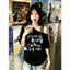 Mùa hè Dopamine sang trọng Navy Blue Ribbon Slanted Vai ngắn tay sáng Niche Cao cấp Slim-fit Slimer Look Hẹn hò
