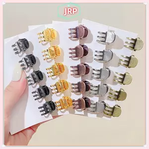 JRP 5 Chiếc Vintage Nhỏ Kim Loại Móng Vuốt Tóc Ngọt Mini Kẹp Tóc Thời Trang Bền Tạo Kiểu Tóc Phụ Kiện Cho Nữ Làm Đẹp Phụ Kiện Cổ Điển Kẹp Hàm Móng Vuốt Kẹp JRP
