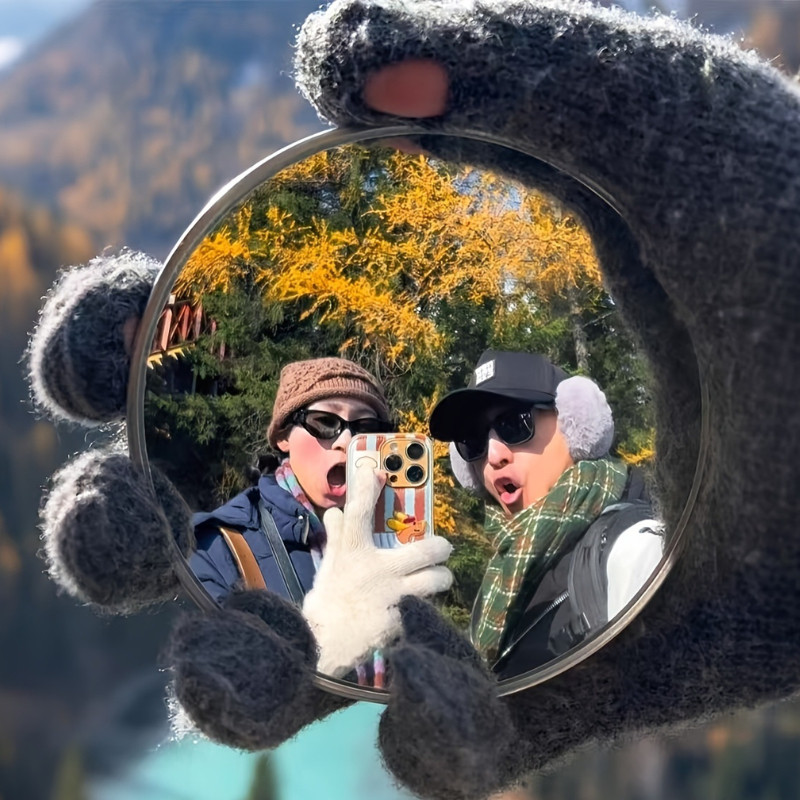 Gương Lồi Selfie 360 Độ HOMIE Gương Tròn Mini Chụp Ảnh Góc Rộng Quay Vlog Du Lịch Tự Sướng Sắc Nét