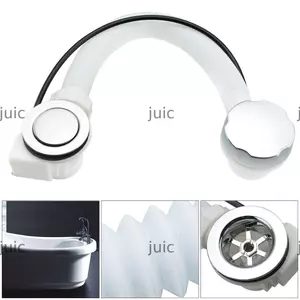 Ống thoát nước bồn tắm JUIC Bộ phòng tắm bền bỉ Kết nối bồn tắm tròn tràn