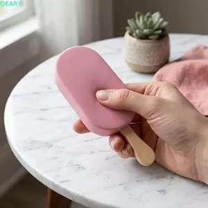 Đồ chơi bóp Popsicle mô phỏng QEARY, Đồ chơi nhồi bông sữa vui nhộn mới lạ, Đồ chơi bóp vui nhộn mới lạ Phục hồi chậm Đồ chơi bóp sô cô la TPR dễ thương Đồ chơi trẻ em