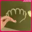 JASMINE Wave Hairbands Nâu Nhựa Sóng Răng Mỏng Chống Trơn Trượt Nữ Makkeup Hairb Zigzag Band Notched JASMINE