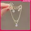 JASMINE Kim Cương Giả Nữ Hoàng Thái Thiên Thần Tiếng Anh Chữ sel Trâm Cài Cho Nữ Phụ Kiện Thời Trang Hijab Pin Trang Sức Quà Tặng JASMINE