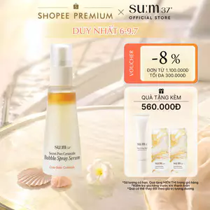 Tinh chất dạng xịt Su:m37 Secret Pore Ceramide Bubble Spray Serum 60ml