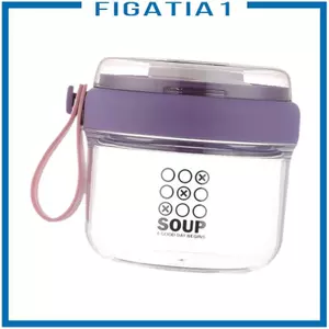 Yến mạch Sữa chua Salad có nắp Tay cầm Hộp đựng bữa sáng chống rò rỉ Bát ăn nhẹ di động cho trường học và văn phòng