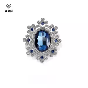 Trâm Pha Lê Vintage Court Cho Nữ Nam Sang Trọng Phù Hợp Với Corsage Pin Tiệc Văn Phòng Bapa Quà Tặng Phụ Kiện Trang Sức [Mina]