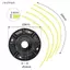 Đầu cắt cỏ bằng thép Ziyulinyuk Đầu cắt cỏ miễn phí 4 dòng thay thế Xăng / Cỏ Lithium Loại bỏ đầu máy cắt cỏ trong vườn Phần VN