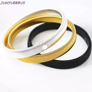 JUNYUE88US Tay áo co giãn, Giá đỡ áo sơ mi Vòng tay mùa xuân Vòng tay chống trượt Vòng đeo tay, Vòng đeo tay có thể điều chỉnh bằng kim loại thẩm mỹ Vòng đeo tay đàn hồi dành cho nam