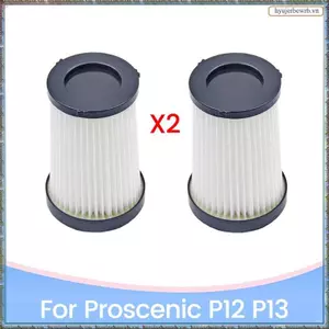 Bộ 2 Hộp Lọc Chân Không Thay Thế Cho P12 P13 Phụ Kiện Thay Thế Hiệu Quả Hộ Gia Đình Phụ Kiện Vệ Sinh