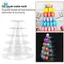 Tròn 6 Tầng Macaron Tháp Bánh Đứng Cupcake Macarons Hiển Thị Giá Đỡ Dụng Cụ Trang Trí Đám Cưới Lễ Phục Sinh Dự Tiệc Cung Cấp
