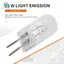 4 220V 35W G5, nguồn điện 3 pin bóng đèn halogen kép màu trắng ấm
