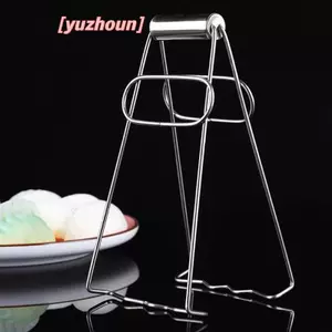 Kẹp bát đĩa nóng có thể gập lại bằng thép không gỉ Kẹp bát chống bỏng Đĩa kẹp nồi Kẹp dụng cụ nhà bếp Dụng cụ nhà bếp