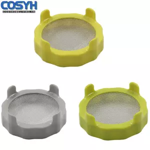 <cosyh>Germination Cover Stainless Steel Mesh Yellow 9*9*2cm Gray Green Cover