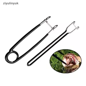 Ziyulinyuk 2 Cái / bộ Dụng cụ mở miệng cá + Máy rải hàm Cá chép Cá hồi Bass Lo Hook Remove Tale VN