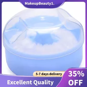 Hộp đựng mỹ phẩm dạng bột phồng cơ thể cho bé (Xanh dương)