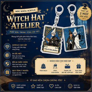Olruggio Qifrey Witch Hat Atelier Keychains Jewelry Manga Game Fans Gifts