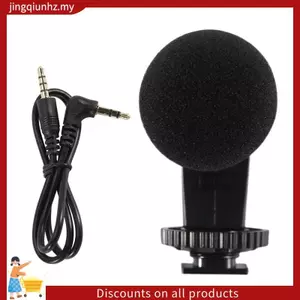 Micro Camera Trên Camera Mini Condenser Ghi Phỏng Vấn Vlog Mic Cho Điện Thoại Máy Ảnh DSLR Micro 3.5mm