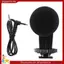 Micro Camera Trên Camera Mini Condenser Ghi Phỏng Vấn Vlog Mic Cho Điện Thoại Máy Ảnh DSLR Micro 3.5mm