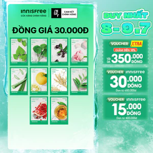 Mặt nạ giấy dưỡng da Hàn Quốc innisfree My Real Squeeze Mask 22ml