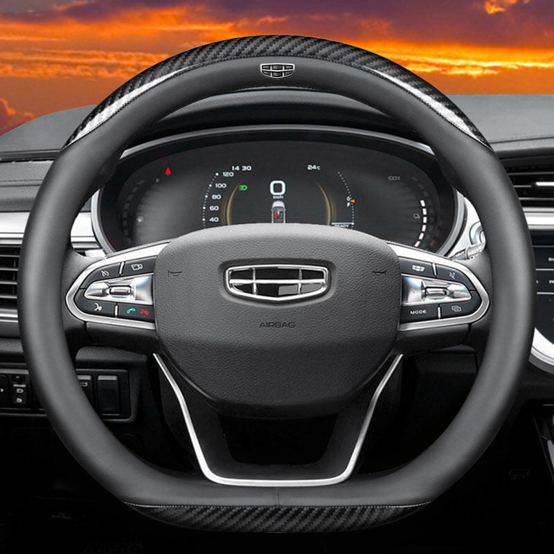 Vỏ vô lăng GEELY Emgrand Coolray Okavango Azkarra X50 X70 Bao bọc vô lăng da Phụ kiện