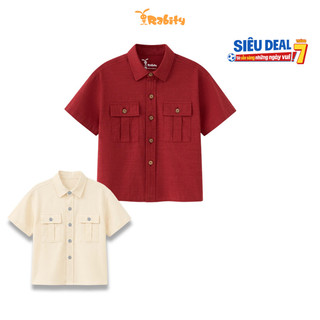 Áo sơ mi ngắn tay bé trai Rabity 902.055