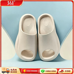 361° Dép Đi Trong Nhà Nam Nữ Mới 2026 Chống Trơn Phòng Tắm Đế Mềm Nhẹ Thiết Kế Đôi Đơn Giản Mùa Hè