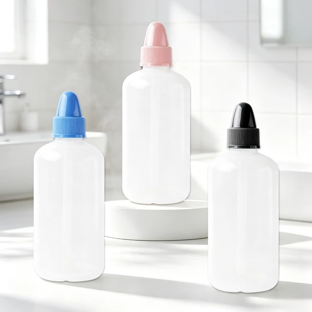 250mL Rửa Mũi Silicon Mềm Neti Pot Sinus Sữa Rửa Mặt Cho Người Lớn Trẻ Em Rửa Mũi Bộ Dụng Cụ Làm Sạch