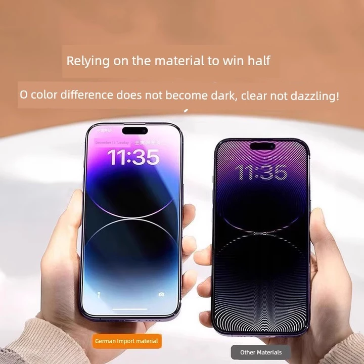 kính cường lực iphone chống nhìn trộm kính cường lực iphone tự dán AR Đức Chống nhìn trộm Áp dụng Phim chống nhìn trộm Apple 16promax Phim cường lực 15pro iPhone13 Phim điện thoại di động XR chống nhì